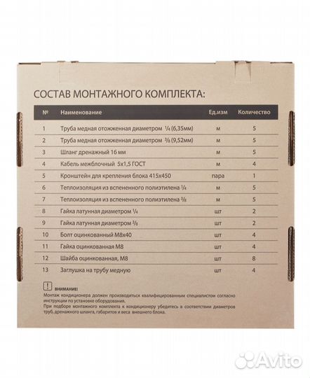 Труба медная для кондиционера