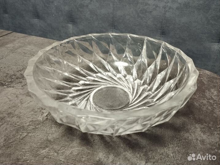 Конфетница (салатник) хрусталь 18 см