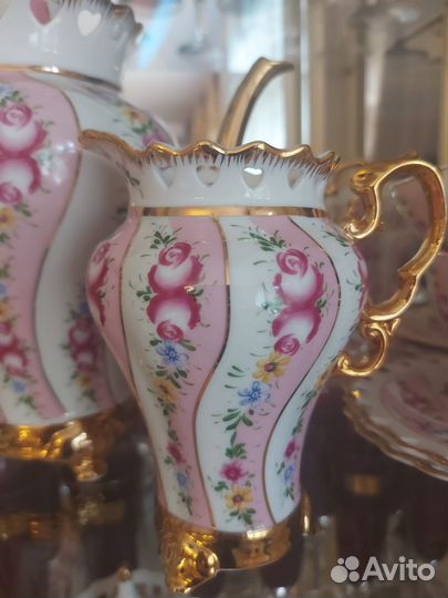 Сервиз чайный фарфор Чехия богемия