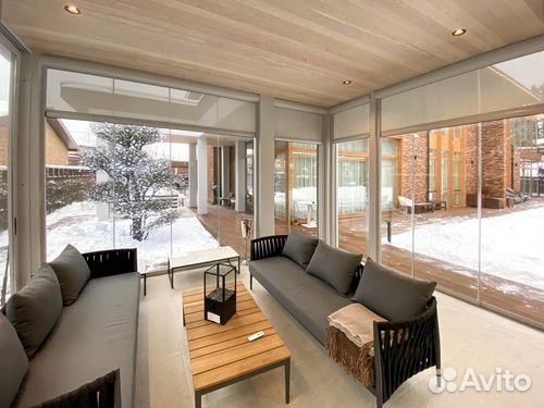 Раздвижное безрамное остекление S 500