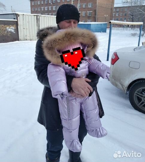 Зимний комбинезон для девочки