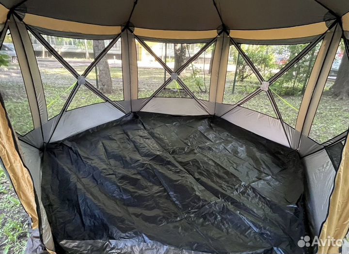 Шатер с 1 входом 360*360 с выходом под печь