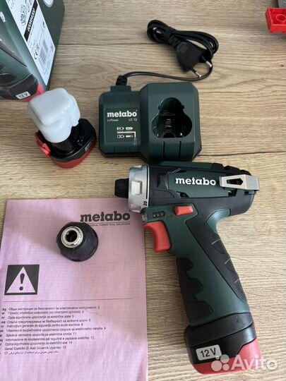 Metabo PowerMaxx BS 12 В, 2х2.0