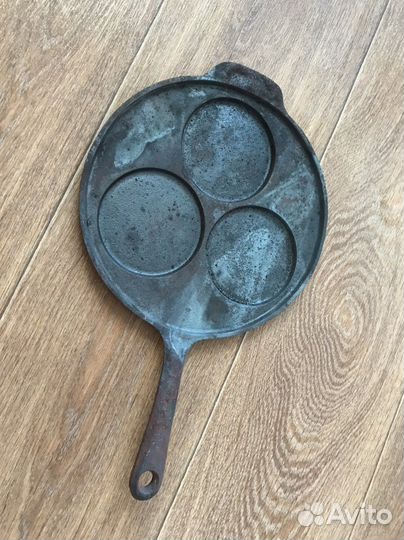 Сковорода чугунная Fissman для оладий, яичницы