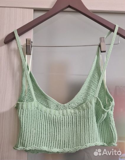 Топ вязаный