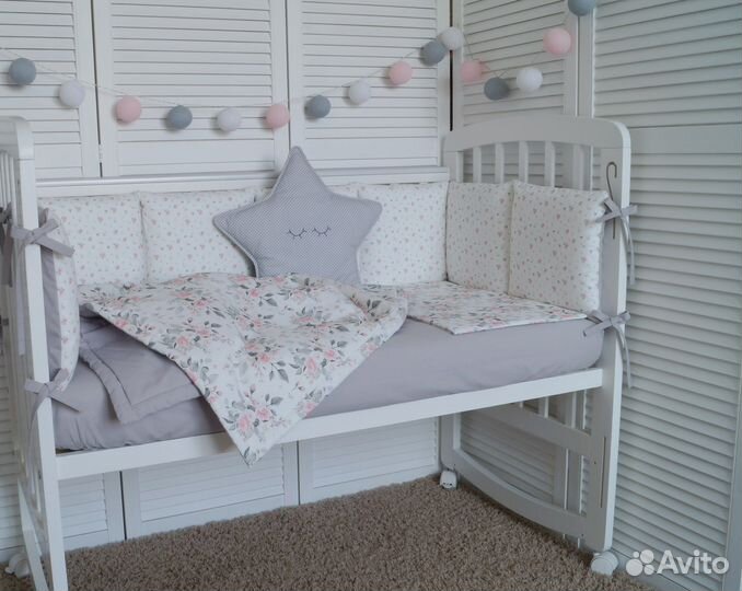 Детское постельное белье бортики пошив на заказ