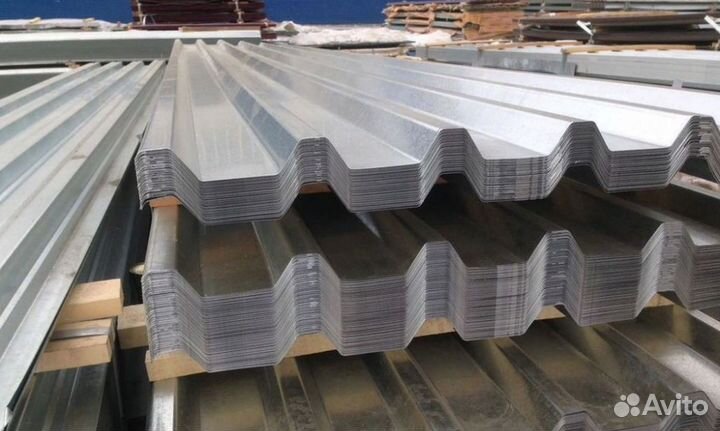 Профнастил С-44 0.5мм Оцинкован Zn (цинк)