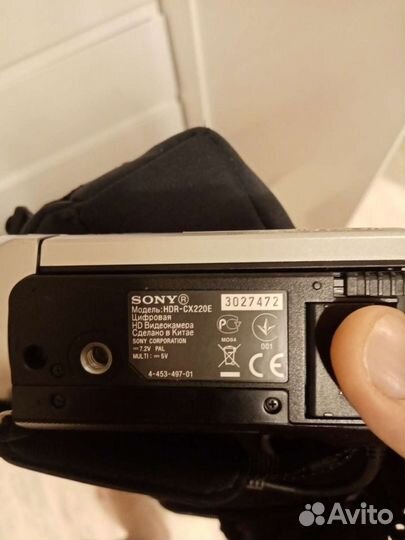 Видеокамера sony hdr cx220e