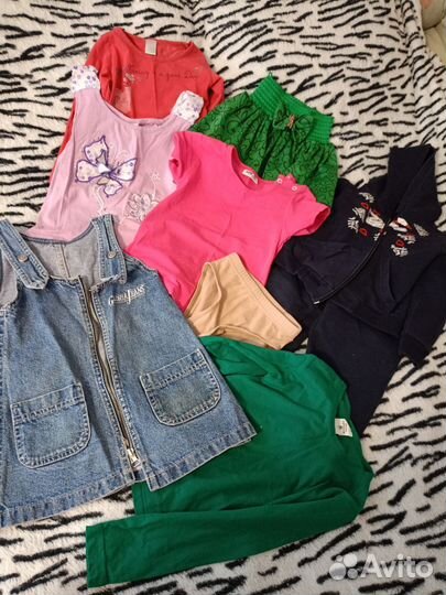 Вещи пакетом для девочки 86 92