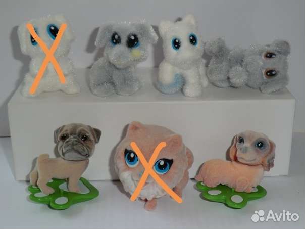 Бархатные животные из разных серий