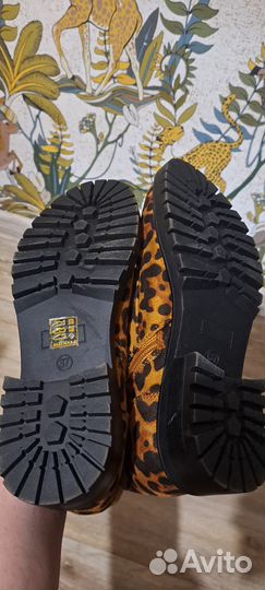 Ботинки леопардовые 37