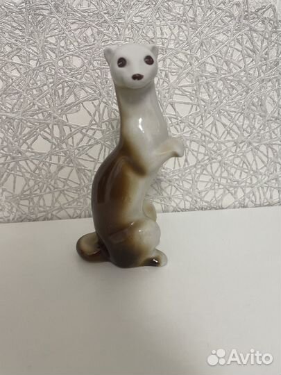 Фарфоровая статуэтка Ласка, Куница СССР