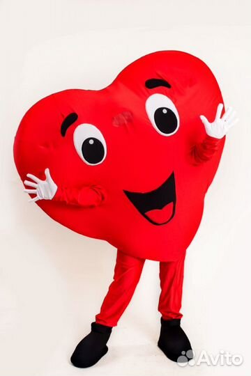 Костюм Сердце ростовая кукла