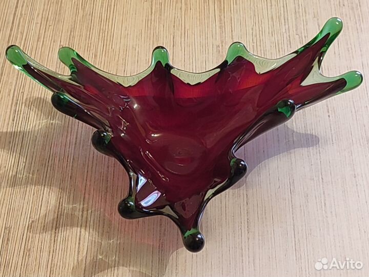 Ваза. Конфетница. Чехословакия. Большая. Длина - 3