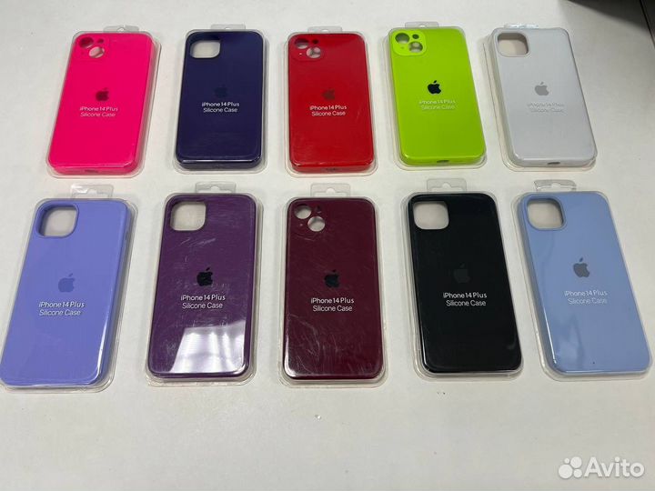 Чехол на iPhone 14 plus силиконовый