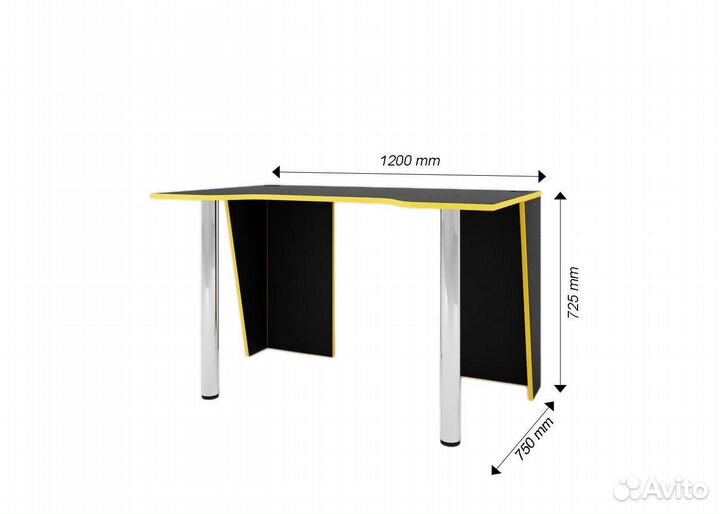 Компьютерный стол Игровой-802uan игровой классичес