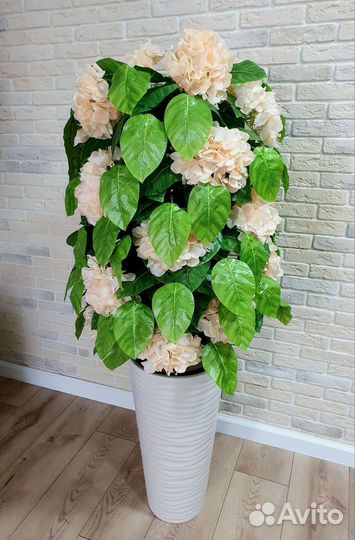 Искусственное дерево гортензия