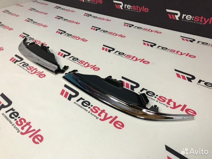 Ресницы фар Toyota Camry 55 14-17г Хром T1995