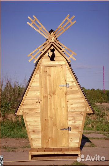 Уличный туалет с установкой HAT114