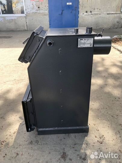 Твердотопливный котел с увеличенной топкой