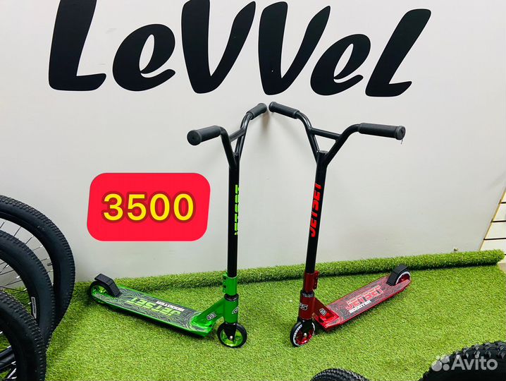 Трюковой самокат Новый