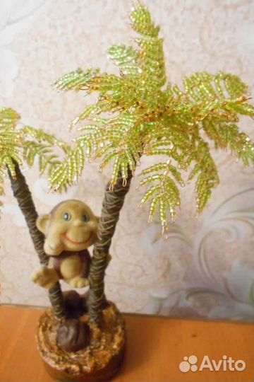 Деревья из бисера