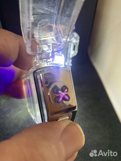 Электро- зажигалка дуга с фонариком ветрозащитная