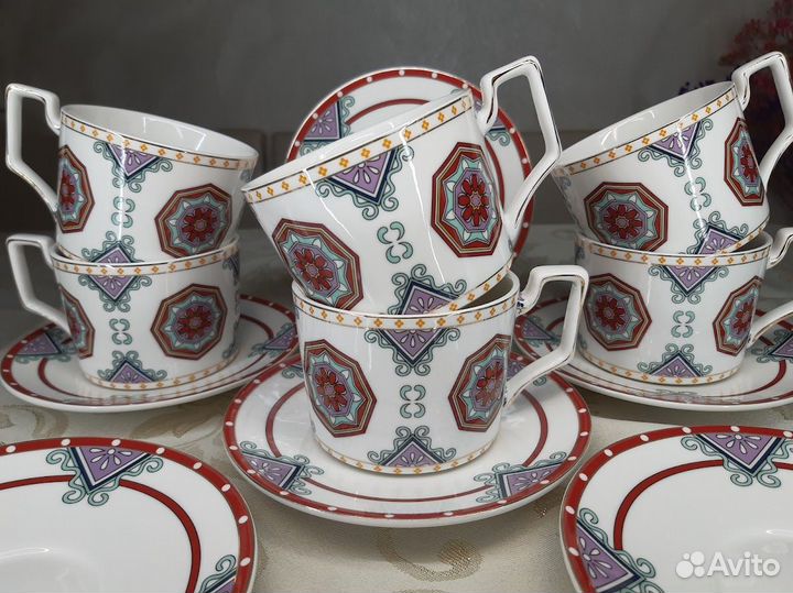 Чайные пары. Фарфор. Lenardi