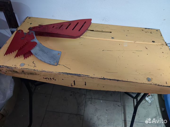 Приставка деревообрабатывающая к мотоблоку СССР