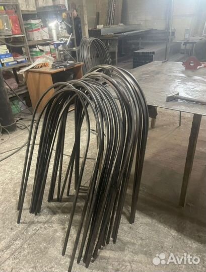 Морозостойкий тент на кран манипулятор оранжевый