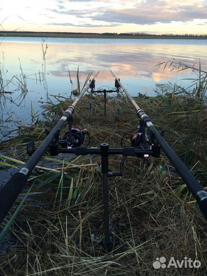 Карповый комплект 3 удилища и 3 катушки