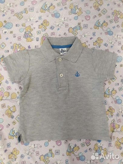 Рубашки для мальчика 74-80 размер (вещи пакетом)