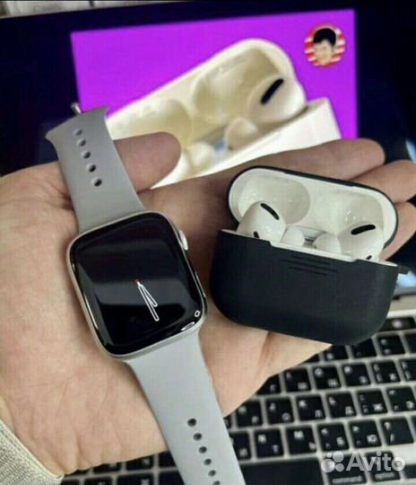 Apple watch 8 airpods подарочный набор