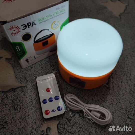 Фонарь кемпинговый аккумуляторный Эра 20 LED