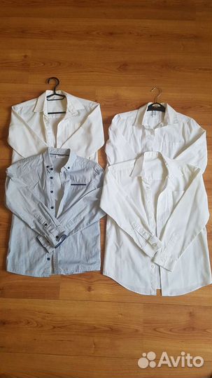 Рубашки школьные 128-134