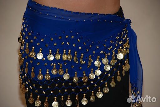 Пояс с монетами для восточных танцев