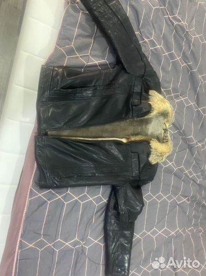 Кожаная куртка мужская