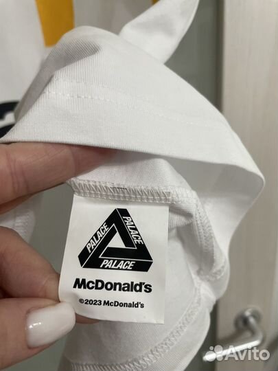 Футболка Palace Mcdonalds S,M,L,XXL Оригинал