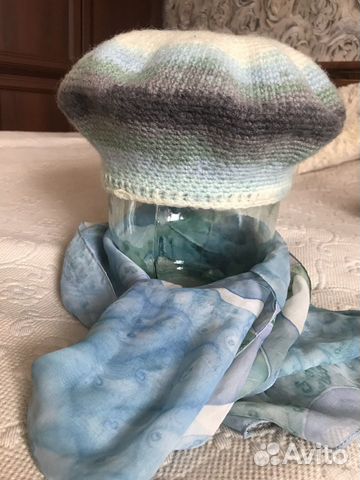 Берет вязанный