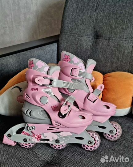 Детские ролики,раздвижные и защита