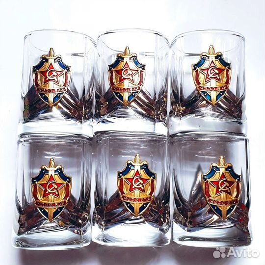 Подарочный набор стопок СССР в ассортименте