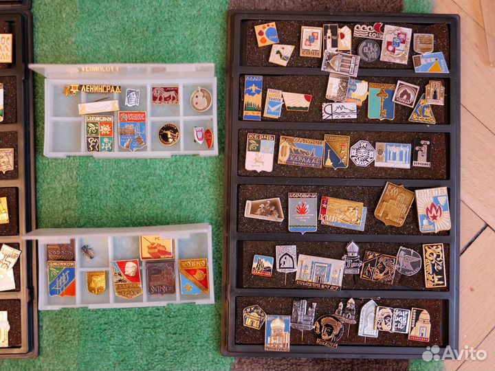 Коллекция значков города СССР 270 шт