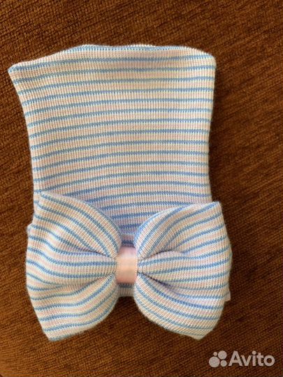 Шапочка чалма с бантиком