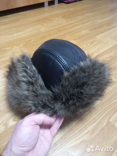 Шапка ушанка мужская