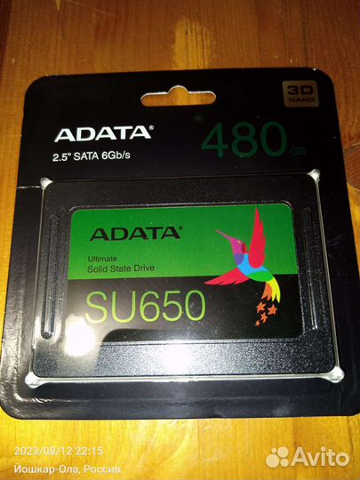 SSD накопитель adata Ultimate SU650 2.5