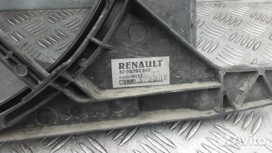 Вентилятор радиатора dacia logan 1 (6AR18KE01)