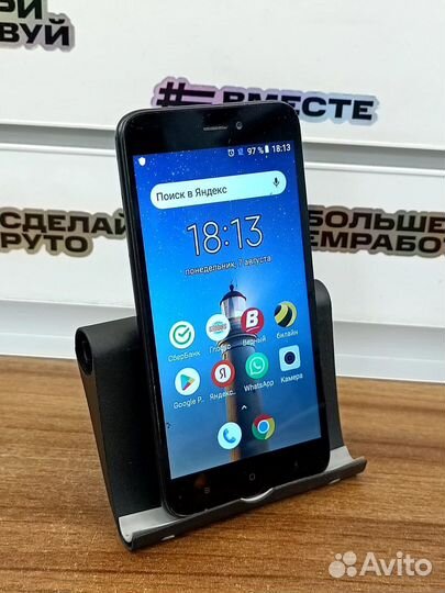 Смартфон Xiaomi Redmi Go 16/1gb LTE 3000акб