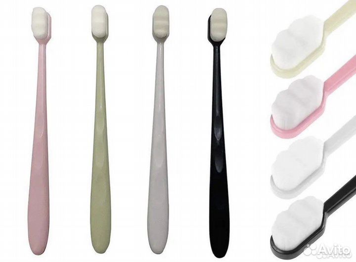 Мягкая зубная щетка Nano щетинки