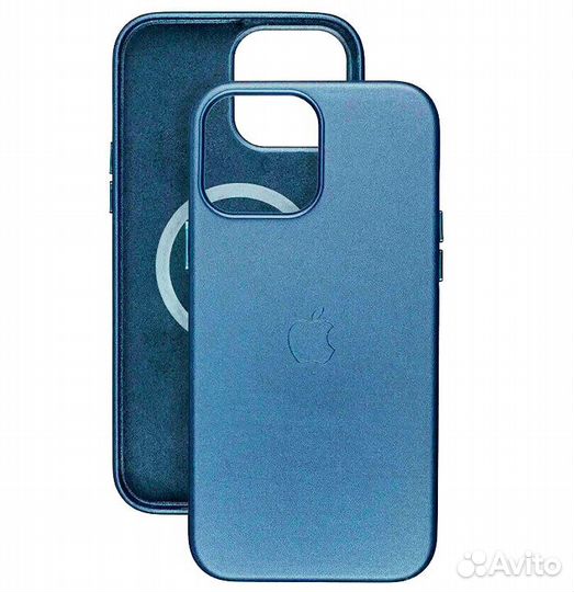 Чехол для iPhone 14 Pro Leather Case с MagSafe (Го