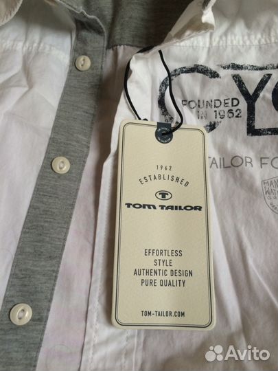 Новая рубашка Tom Tailor размер S